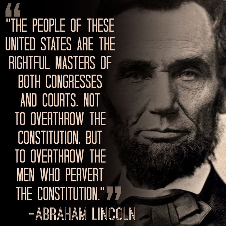 AbeLincolnOnPerversionOfConstitution